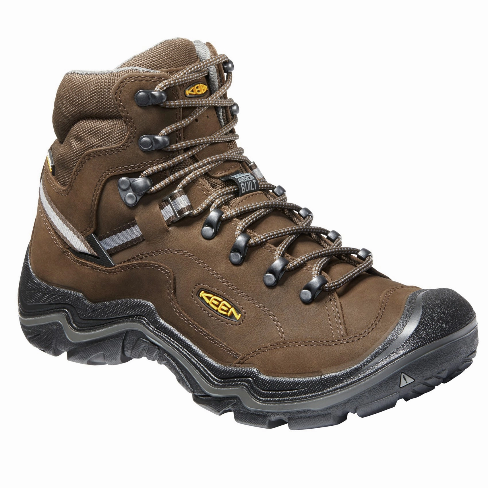Generator Mid Climbing Shoes Keen Men's Durand II Mid Waterproof Cascade Brown