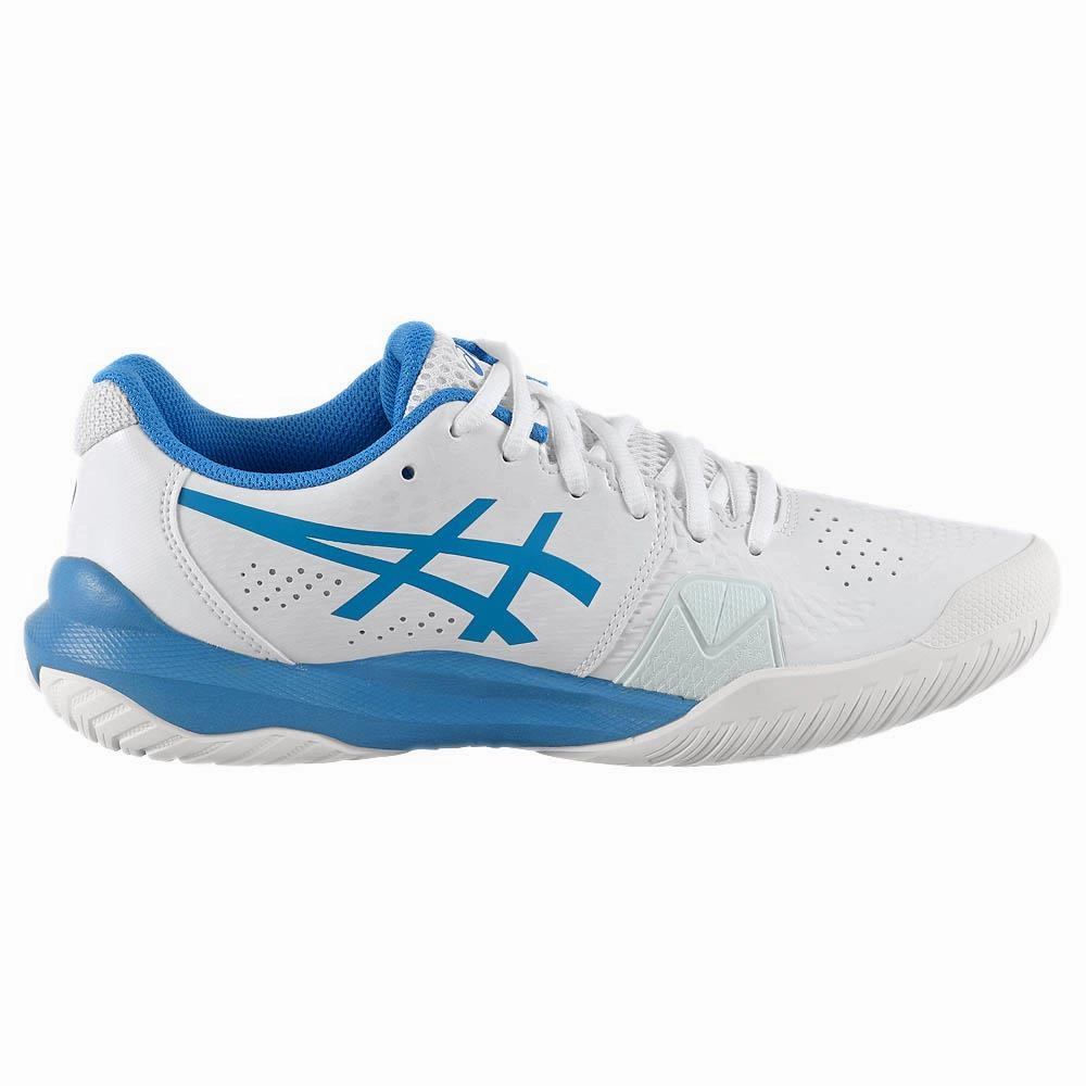 Asics Women's Gel-Challenger 14 - White/Blue Coast Penguin Tennis Shoes