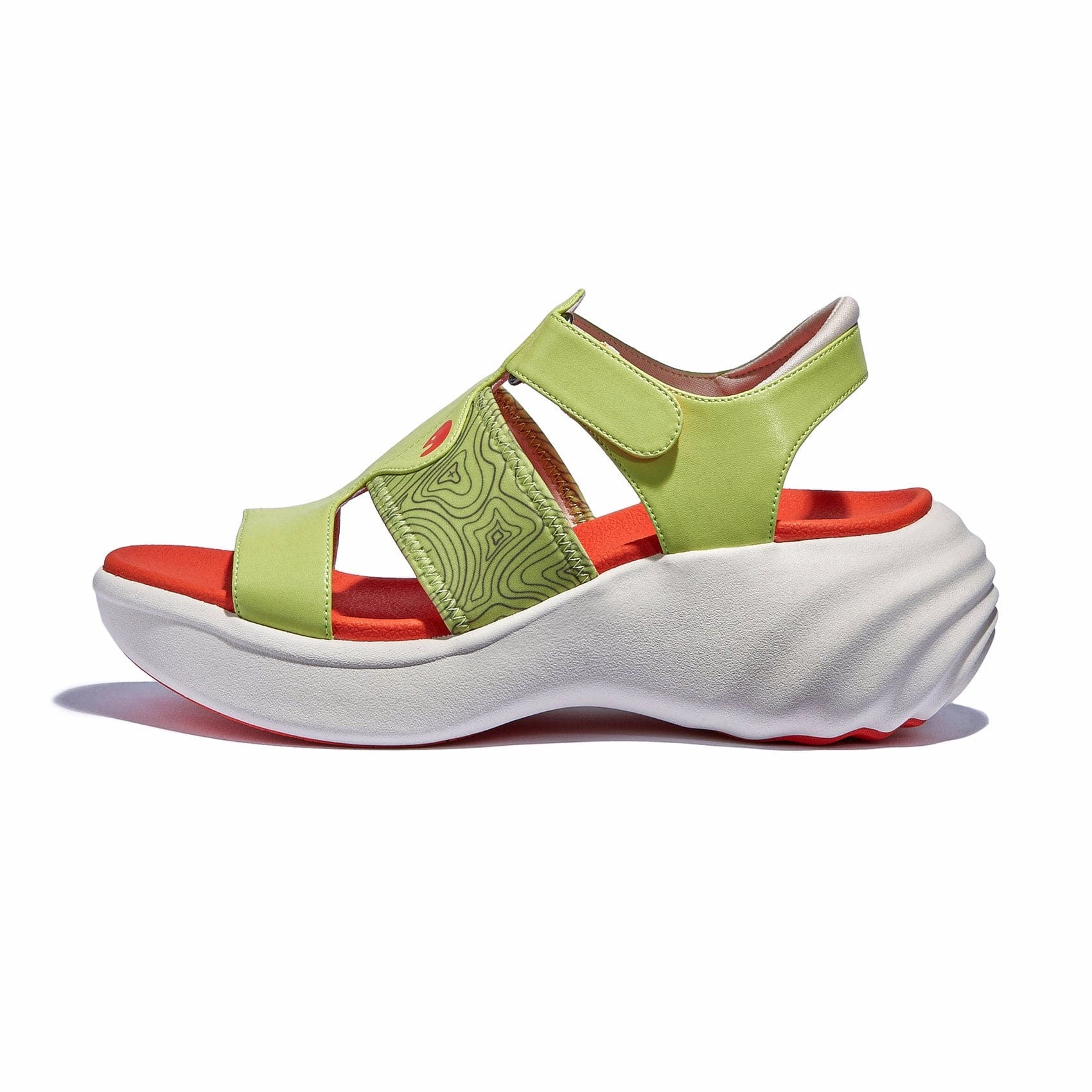 Daiquiri Green Sitges I Women Comfort Walk Sandals