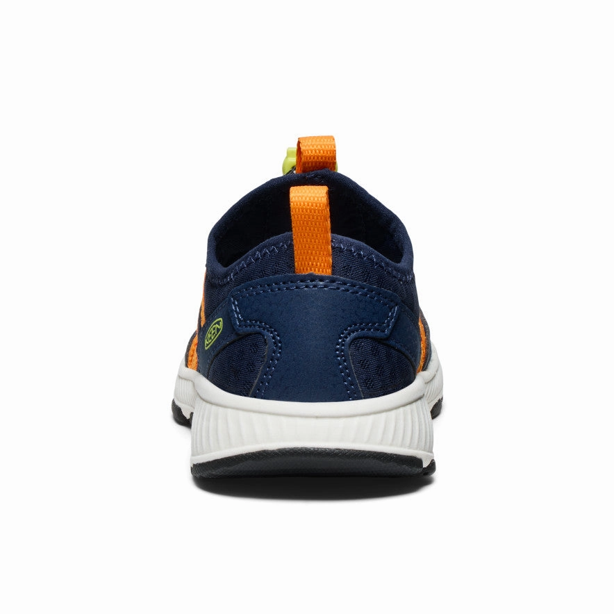 Little Kids' Motozoa Sneaker  |  Naval Academy/Bright Marigold Waterproof Oxford Work Shoes