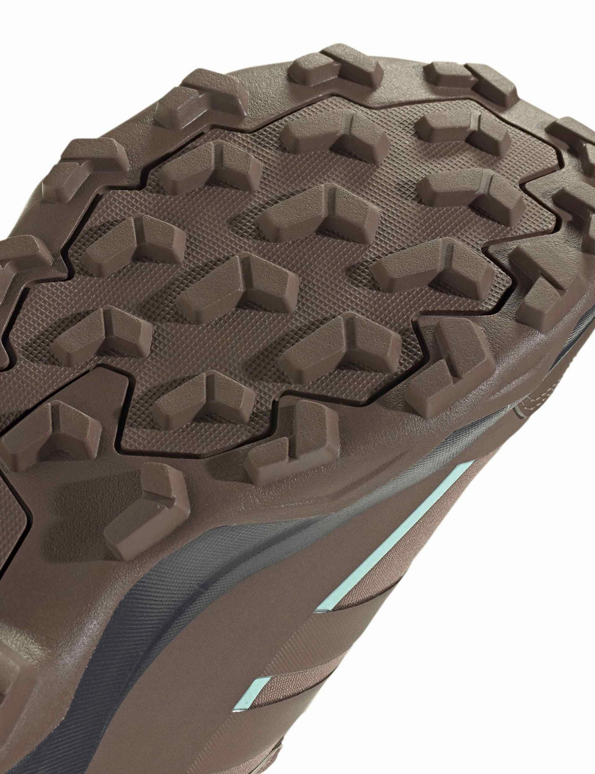 Terrex Skychaser AX5 Mid GORE-TEX Hiking Shoes - Trace Brown/Earth Strata/Semi Impact Orange Hiking Shoes Half Size Bigger