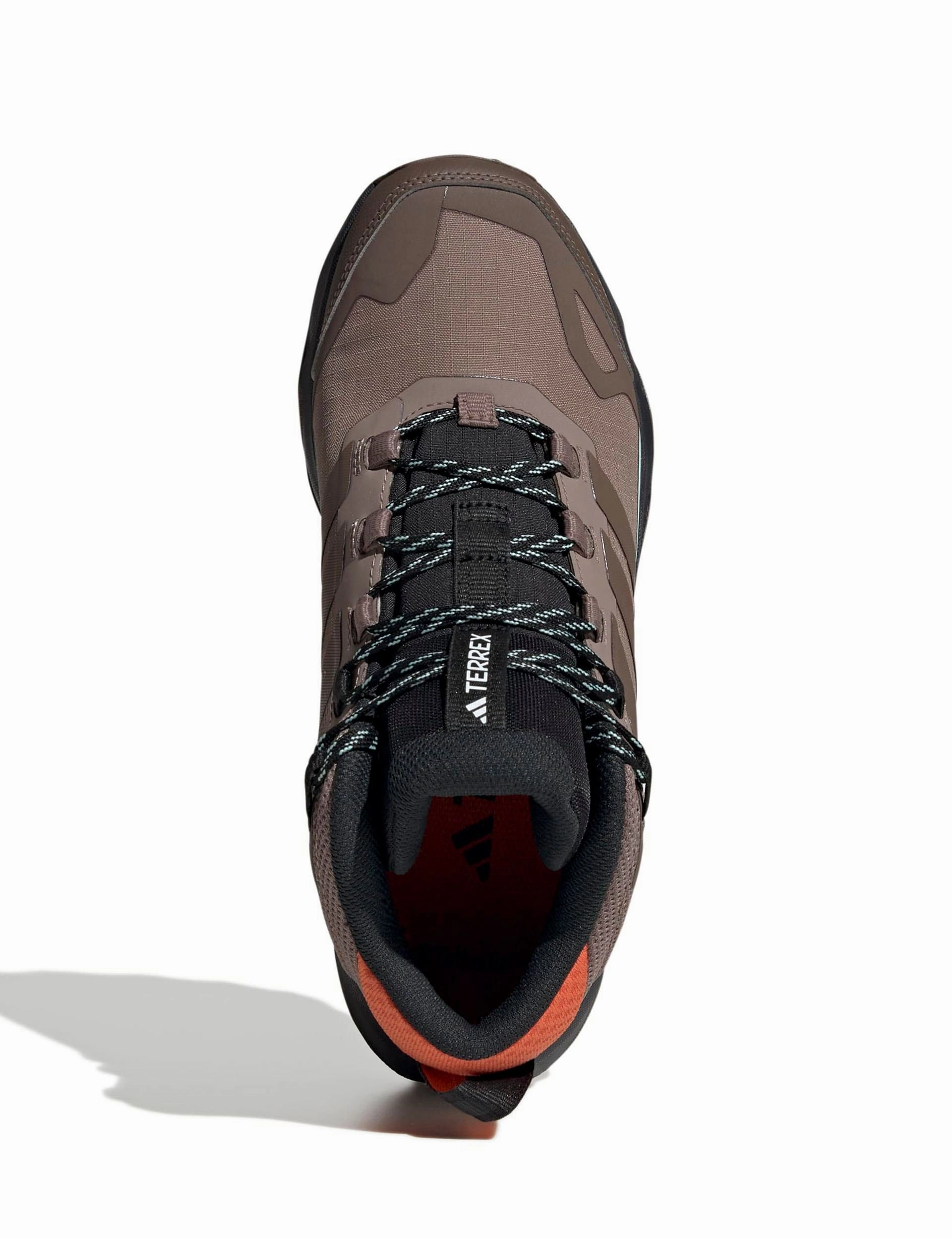 Good Hiking Shoes Water Terrex Skychaser AX5 Mid GORE-TEX Hiking Shoes - Trace Brown/Earth Strata/Semi Impact Orange