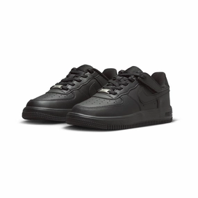 Waterproof Approach Shoes Nike Force 1 Low EasyOn 'Triple Black' Little Kids' Shoes
