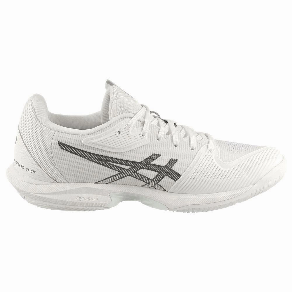 Stylish Tennis Shoes Asics Women's Solution Speed FF 3 - White/Metropolis