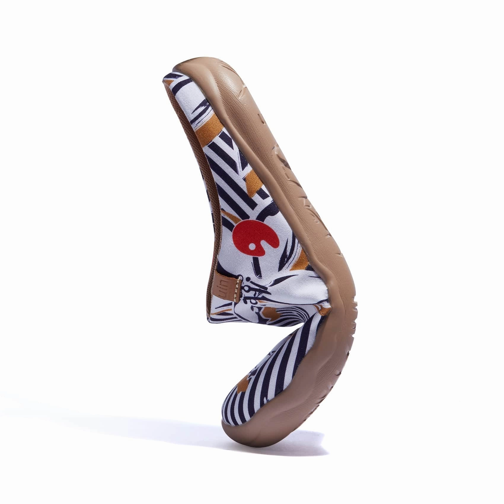 Waterproof Shoes Slip Resistant Striped Flowers Malaga Women