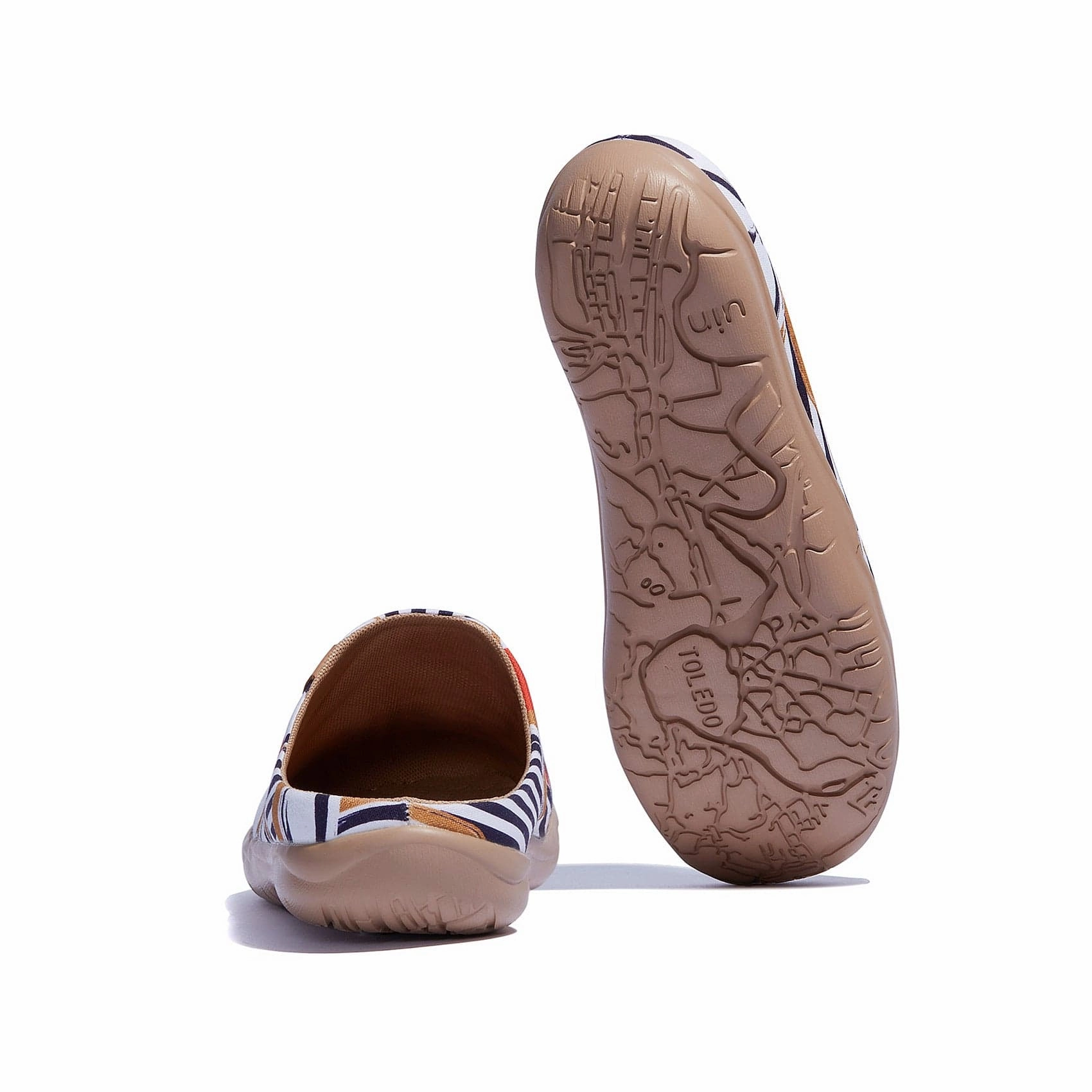 Striped Flowers Malaga Women Waterproofer For Shoes