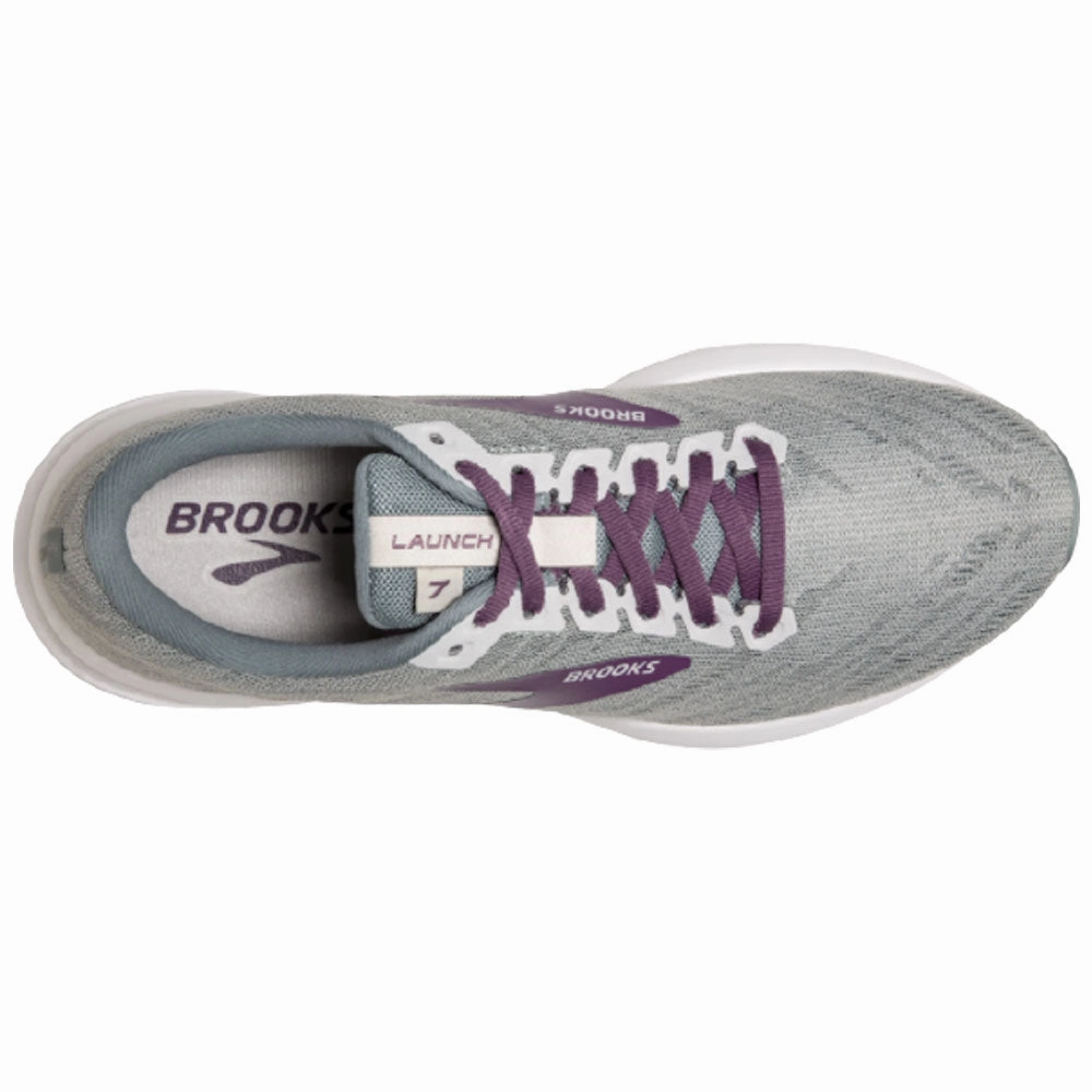 Brooks Launch 7 Antarctica/Lead/Grape Running Shoe (Women's) Bsr 3 Training Shoes