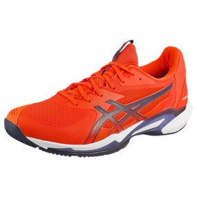 Wide Width Tennis Shoes Asics Men's Solution Speed FF 3 - Koi/Blue Expanse