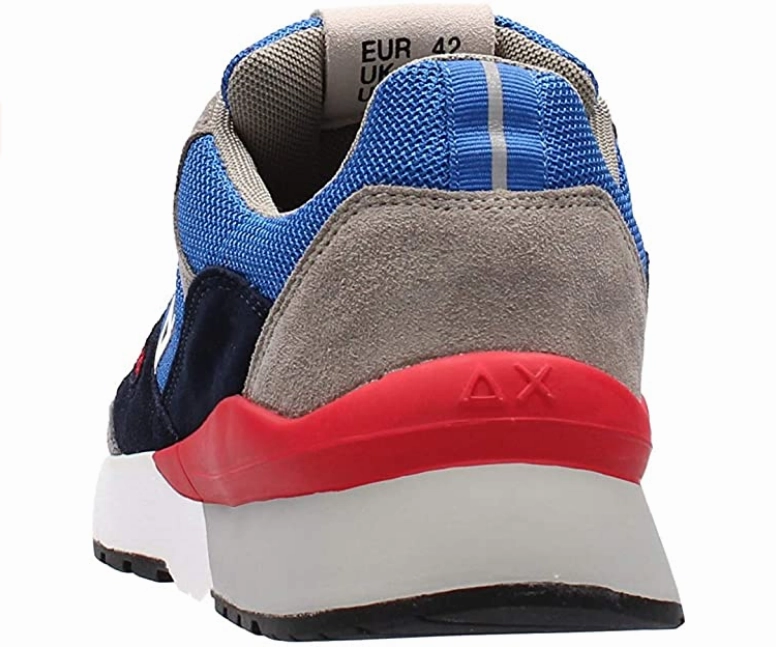 Moda Sneakers Sun 68 sneakers da uomo Yaky Suede Mesh 3 Color Z29116 5810 royal rosso