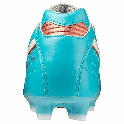 Mizuno Unisex Morelia II PRO Fuballschuh, Blue Curacao/Snow White/Red Brown Satin, 44 EU Most Famous Soccer Cleats