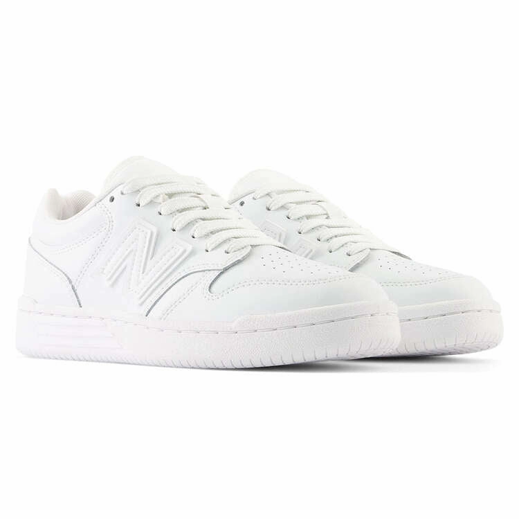 New Balance Kid's Bb 80 Triple White Sneaker Shoes Basketball Shoes Pro Bounce