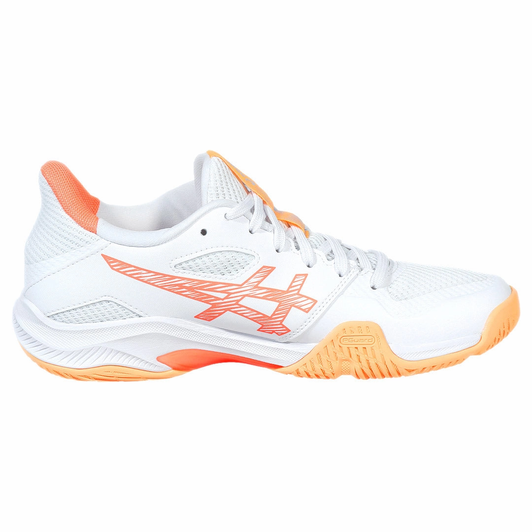 Badminton Shoes Size 14 Asics Women's Blade FF 2 - White/Vivid Coral