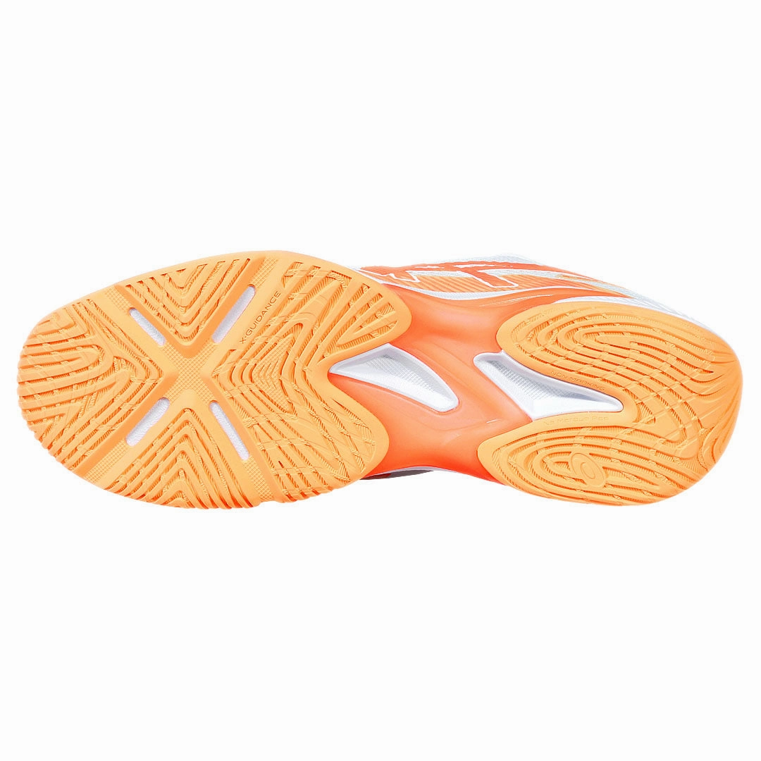 Asics Women's Blade FF 2 - White/Vivid Coral Badminton Gel