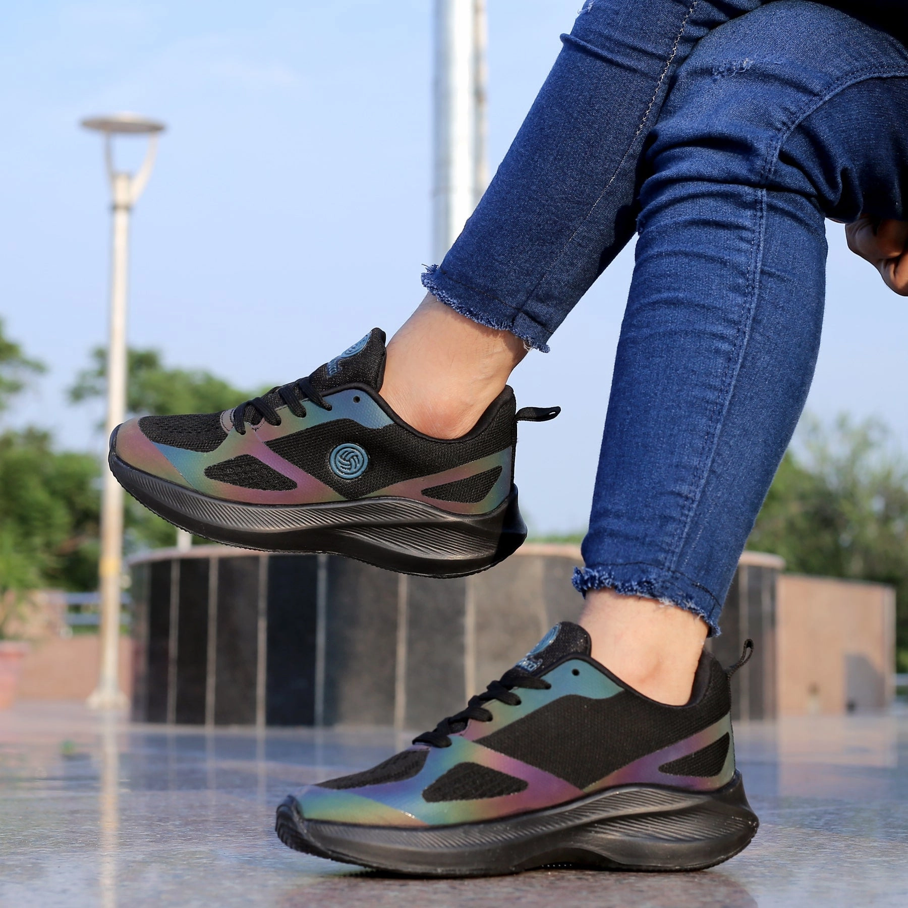 Bacca Bucci RAINBOW Women All-Day wear Joggers Running Walking Gym Training Shoes For Wide Feet Best Walking