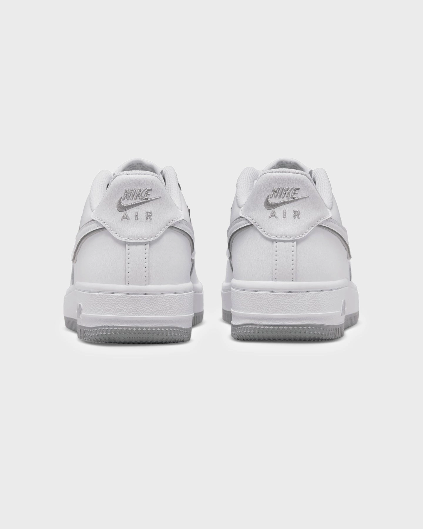 Hexalite Basketball Shoes Nike Kids' Air Force 1 (GS) White/Wolf Grey