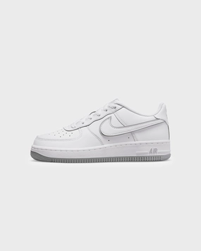 James Harden Basketball Shoe Nike Kids' Air Force 1 (GS) White/Wolf Grey
