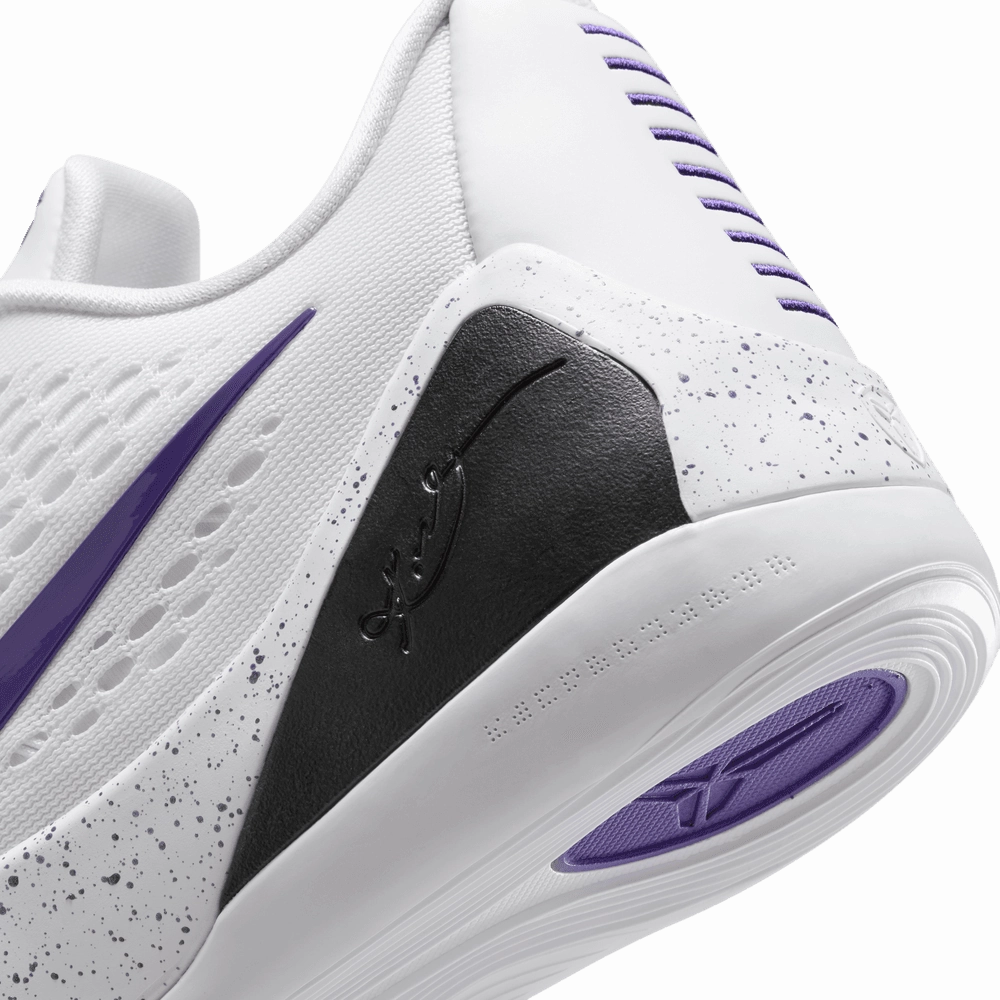 Carbon Basketball Shoes Kobe IX Elite Low Em Protro 'White Court Purple'