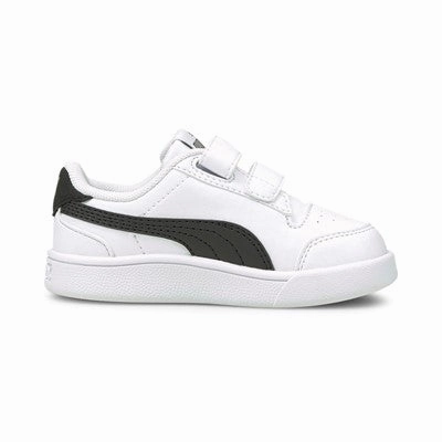 Mt Emey Sneakers Puma scarpa sneakers da bambino con strappo Shuffle V 375690 02 bianco nero oro