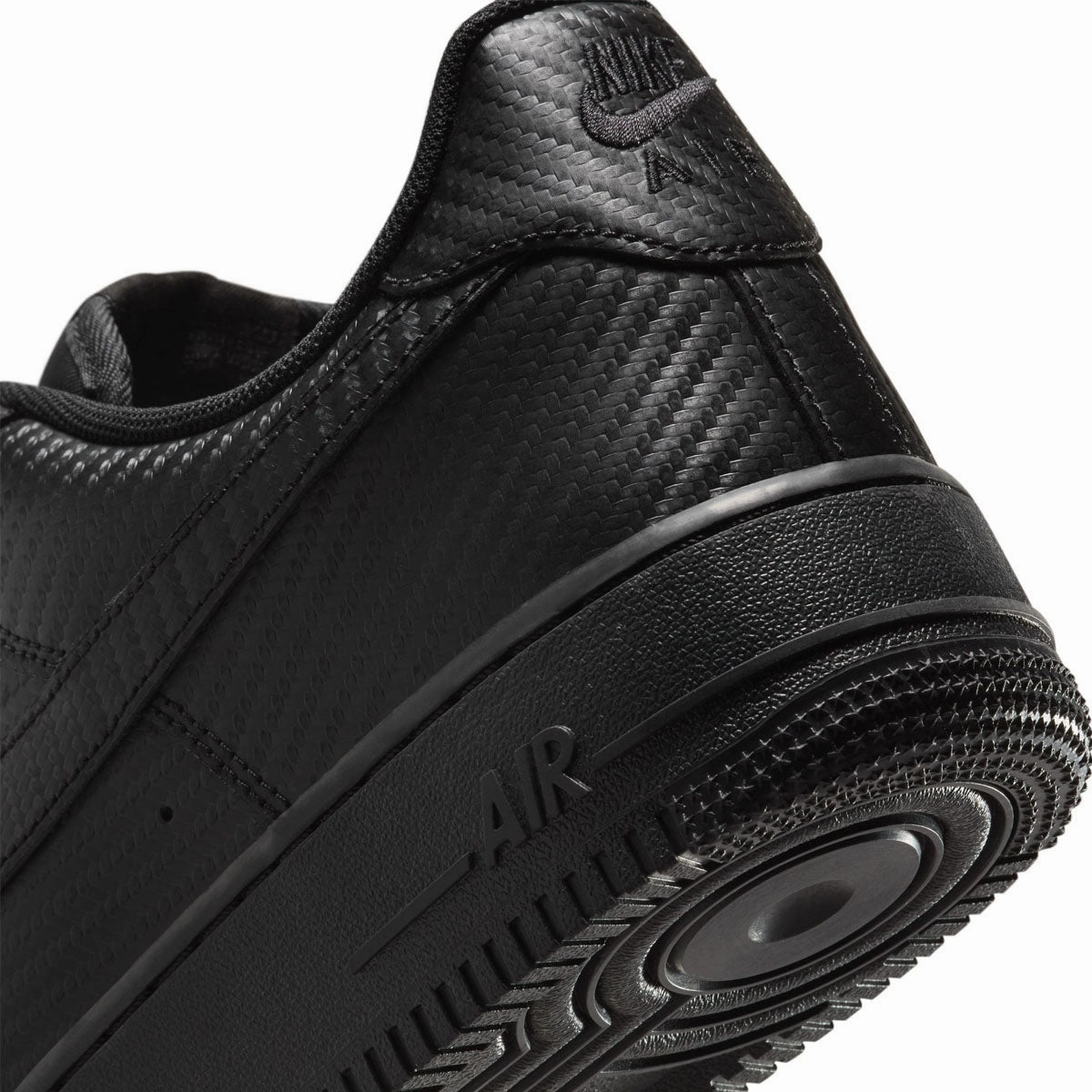 Air Force 1 '07 'Black Carbon Fibre' Support Basketball Shoes