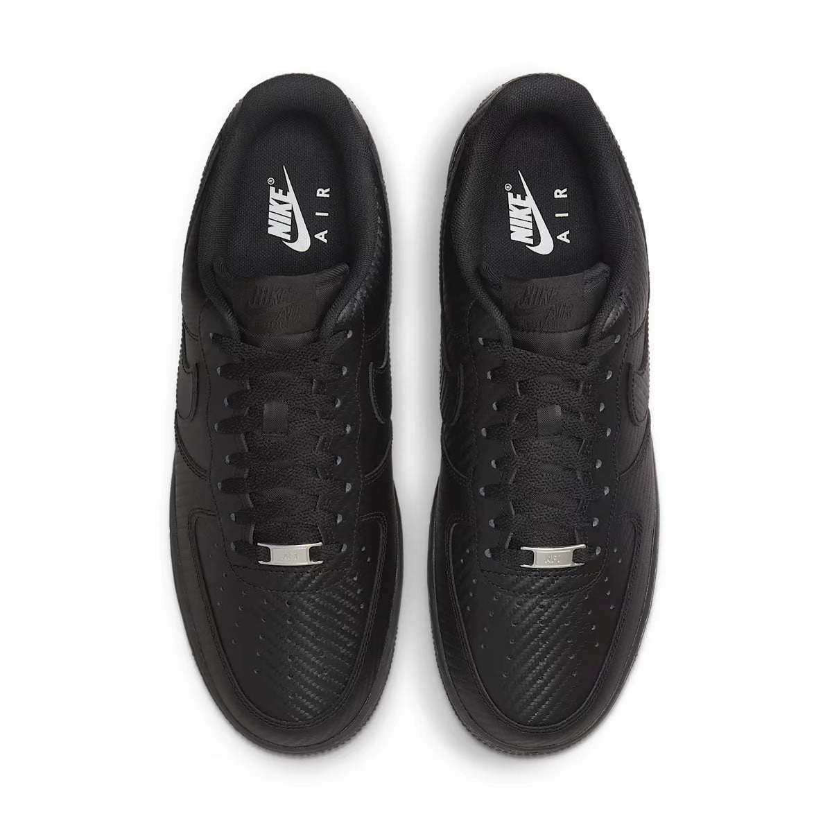 Air Force 1 '07 'Black Carbon Fibre' Basketball Shoes Tight