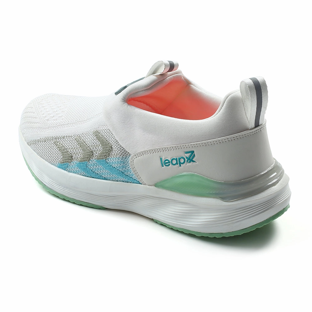 Leap7x White Non Lacing Sports Walking Shoes For Women AHANA By Liberty For Walking The Most Comfortable Walking