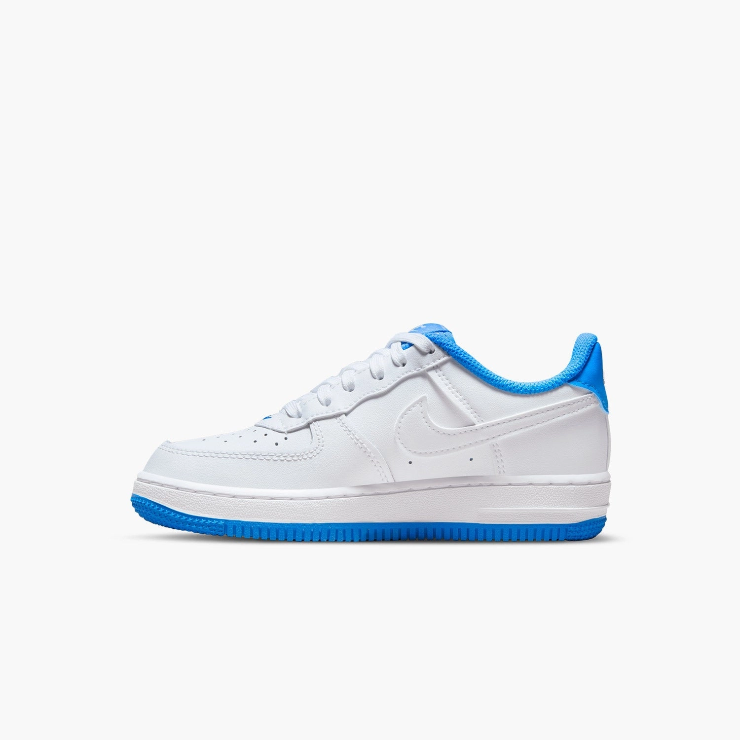 Basketball Shoes For Everyday Use Kid's Nike Force 1 ESS "White Light Photo Blue" Pre School
