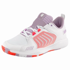 Best Shoes To Play Tennis In K-Swiss Women's Ultrashot Team - White/Orchid Petal