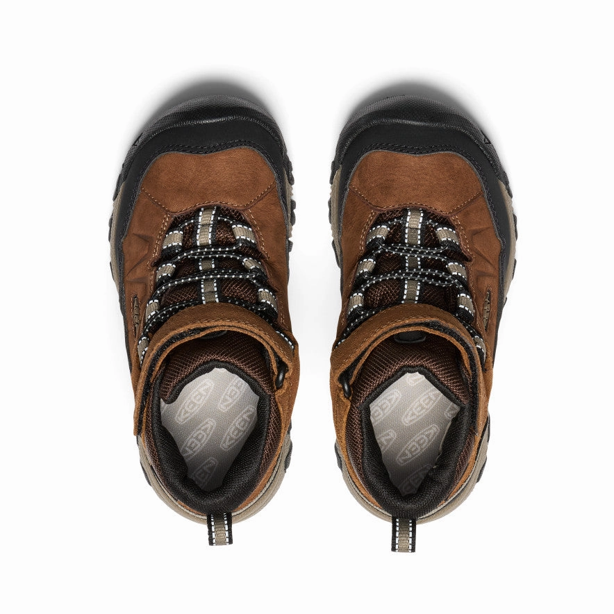 Waterproof Gaiters For Hiking Shoes Little Kids' Targhee IV Waterproof Hiking Boot  |  Bison/Brindle