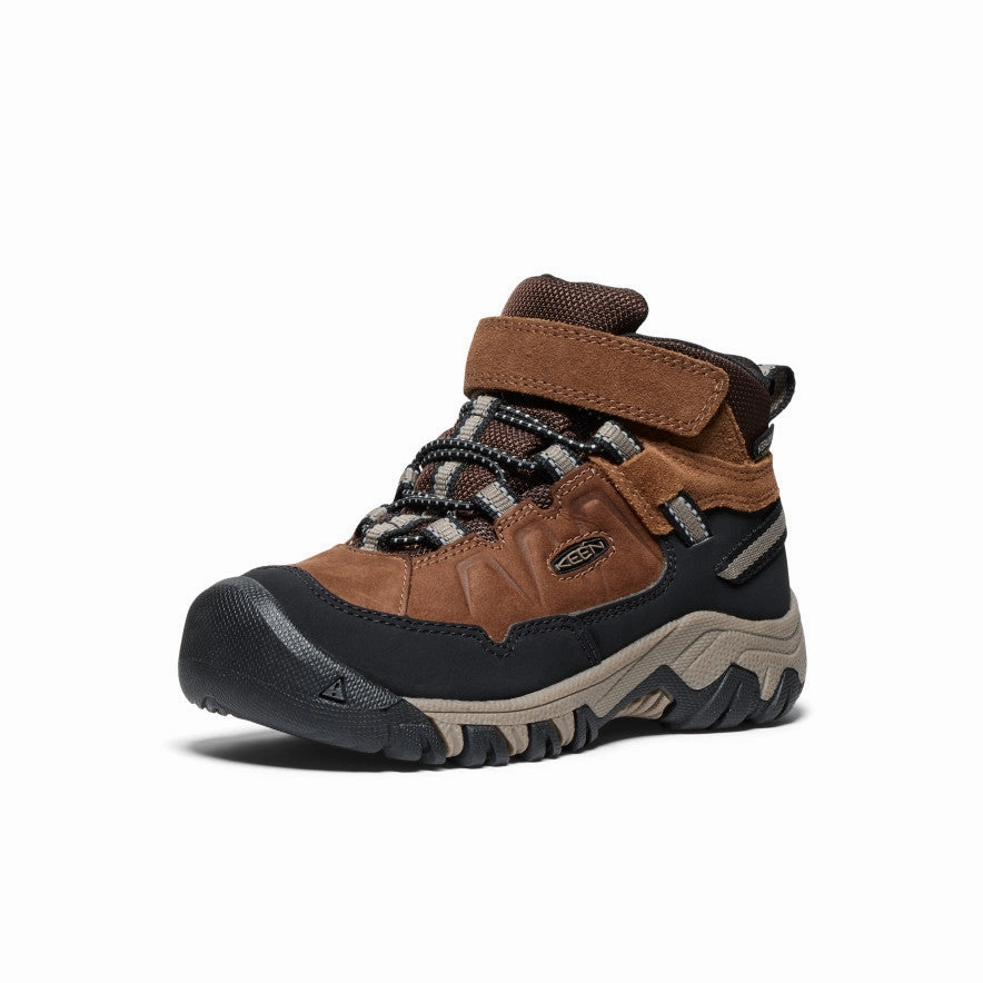 Little Kids' Targhee IV Waterproof Hiking Boot  |  Bison/Brindle Recycled Hiking Shoes