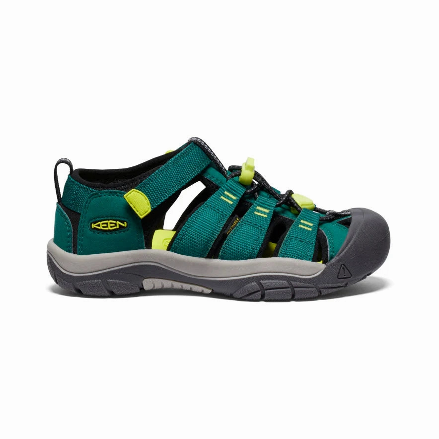 Chacos Sandals Keen Big Kids' (Sizes 1-7) Newport H2 Youth Sandal - Aventurine/Evening Primrose
