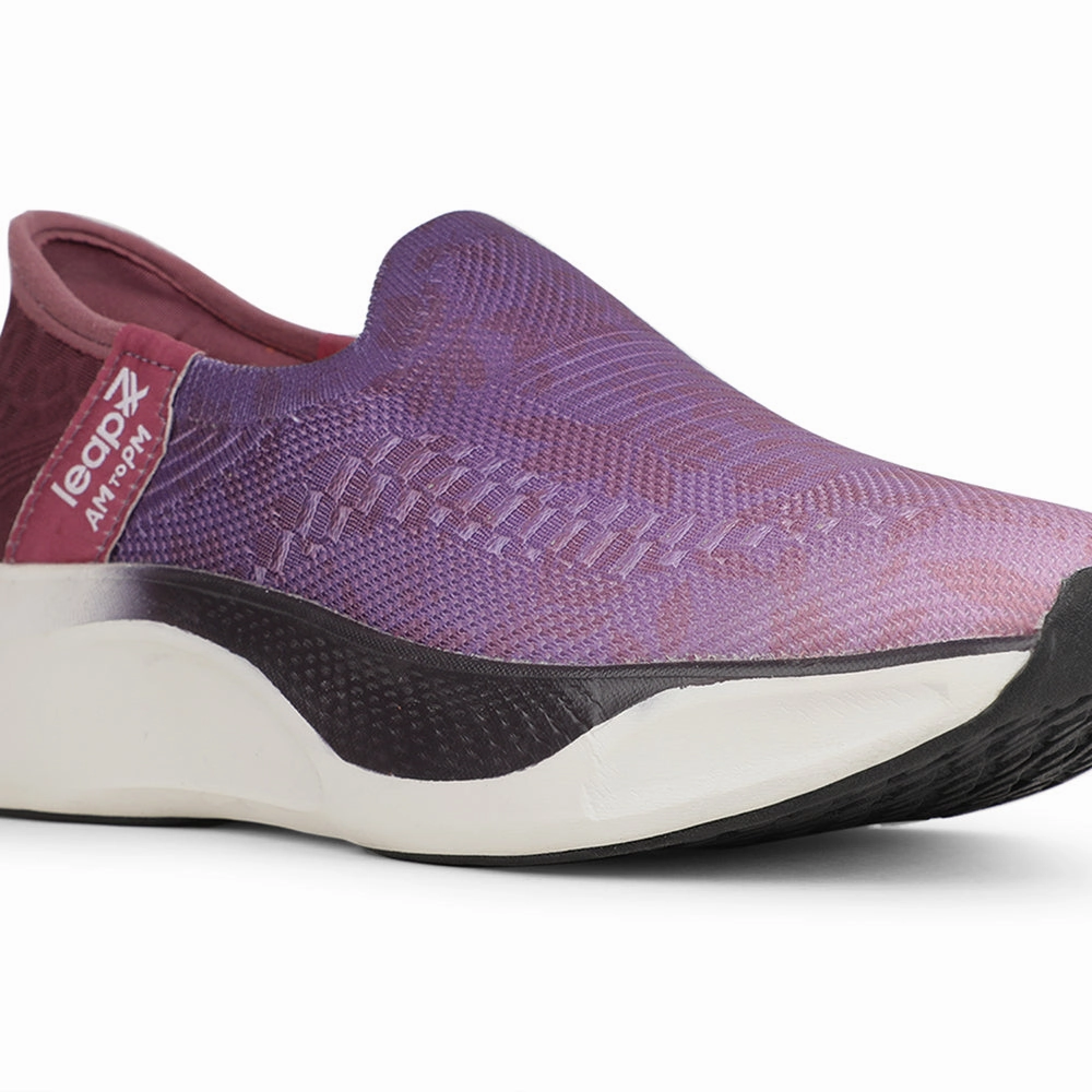 Shoes Walking On Concrete Leap7x Sports Purple Walking Shoes For Women EAZYGO-5L By Liberty