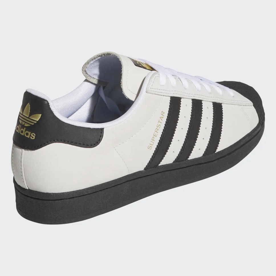 Adidas Superstar ADV Crystal White Shoes All White Low Top Basketball Shoes