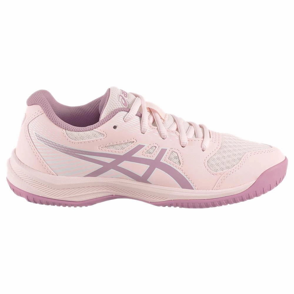 Asics Junior Upcourt 6 GS - Pale Pink/Light Ube Squash And Badminton Shoes