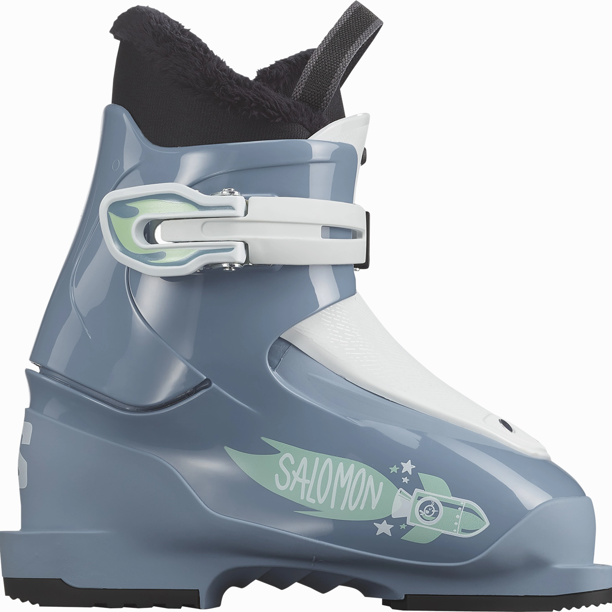 T1 SKI BOOT JUNIOR Inuikii Leather Shearling-trimmed Snow Boots