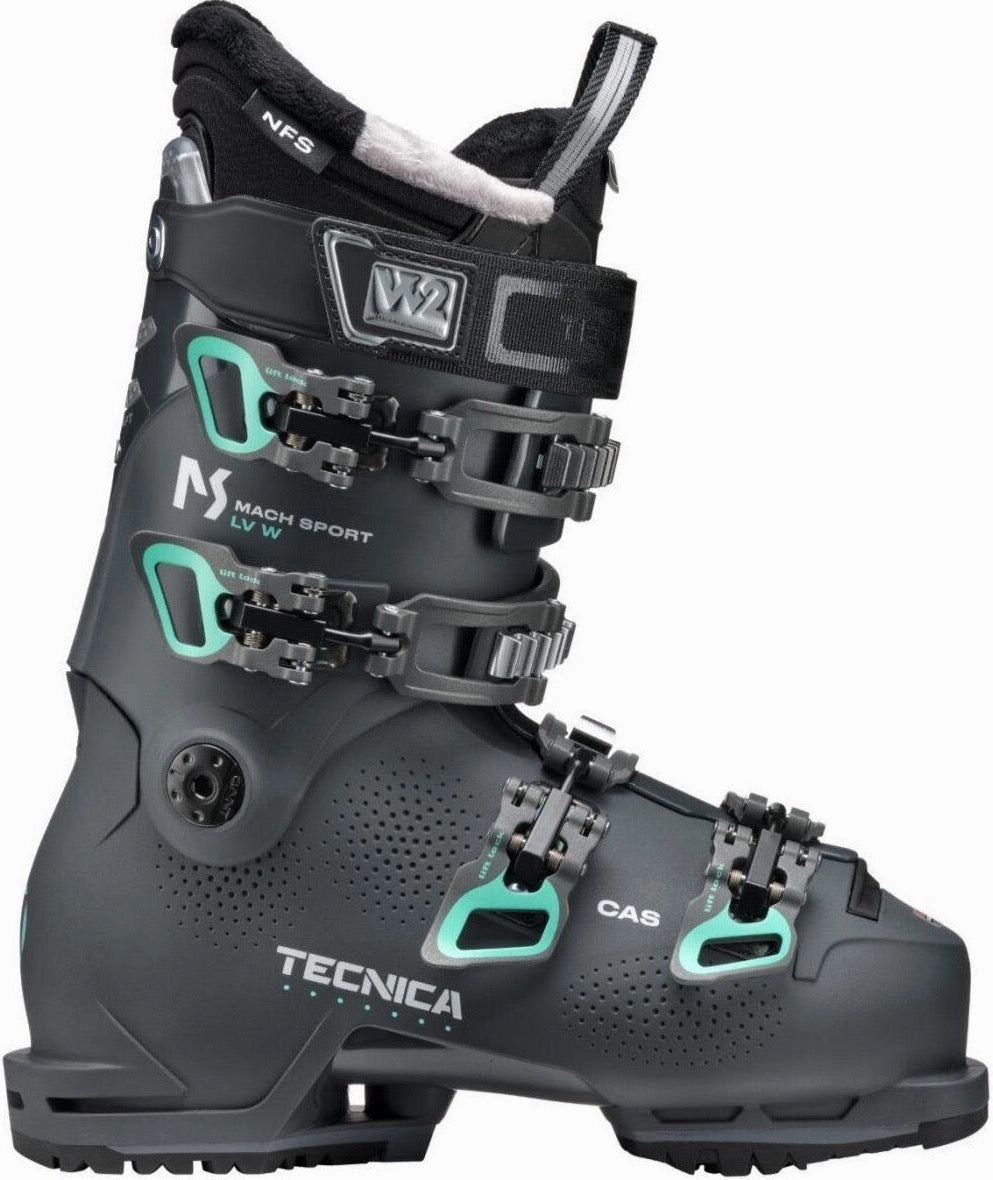 Sorel Zipper Snow Boots Tecnica Women's Mach Sport LV 85 Ski Boot 2024