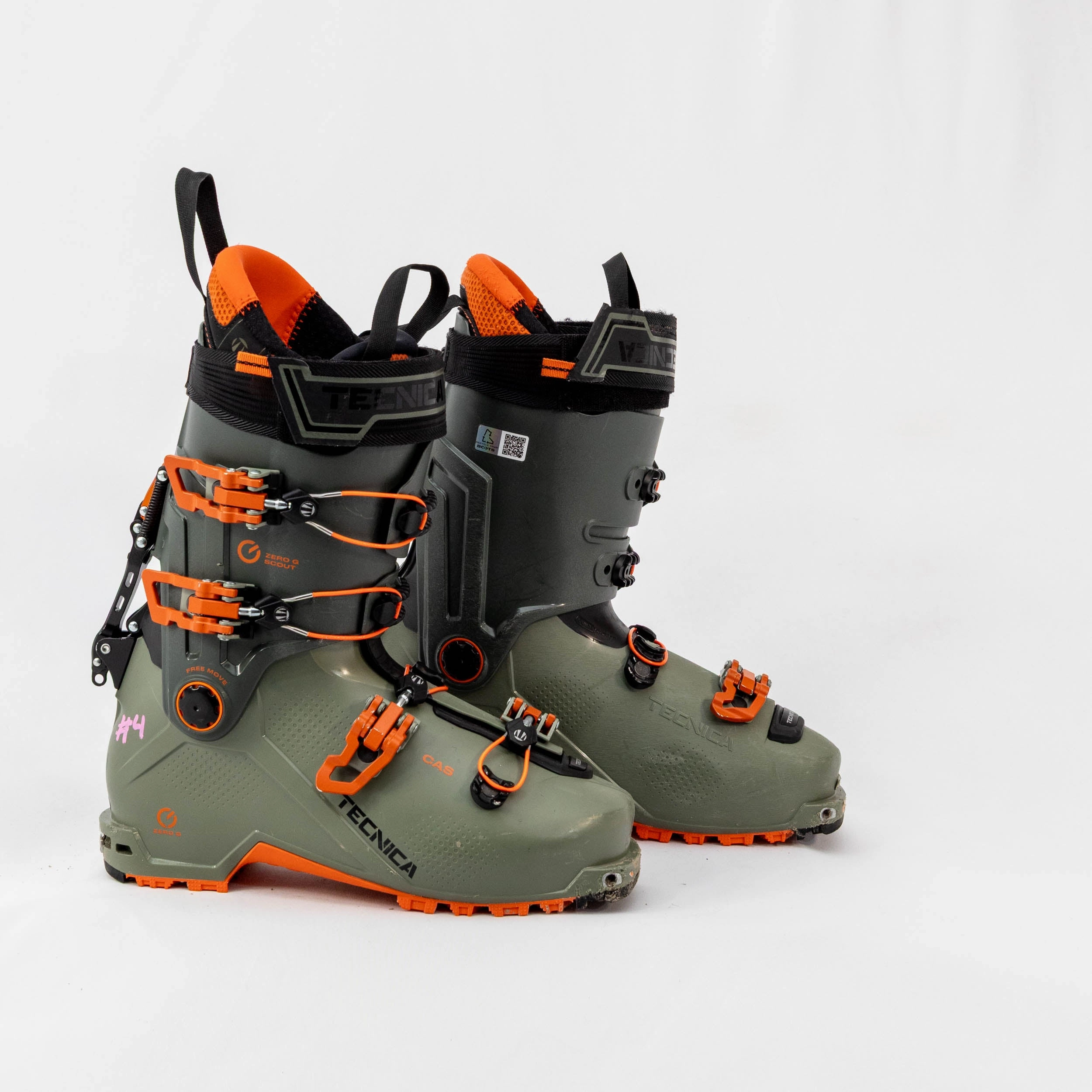 Fur Top Snow Boots Tecnica Zero G Tour Scout 26.5 Ski Boot 24/25 Demo Fleet #4