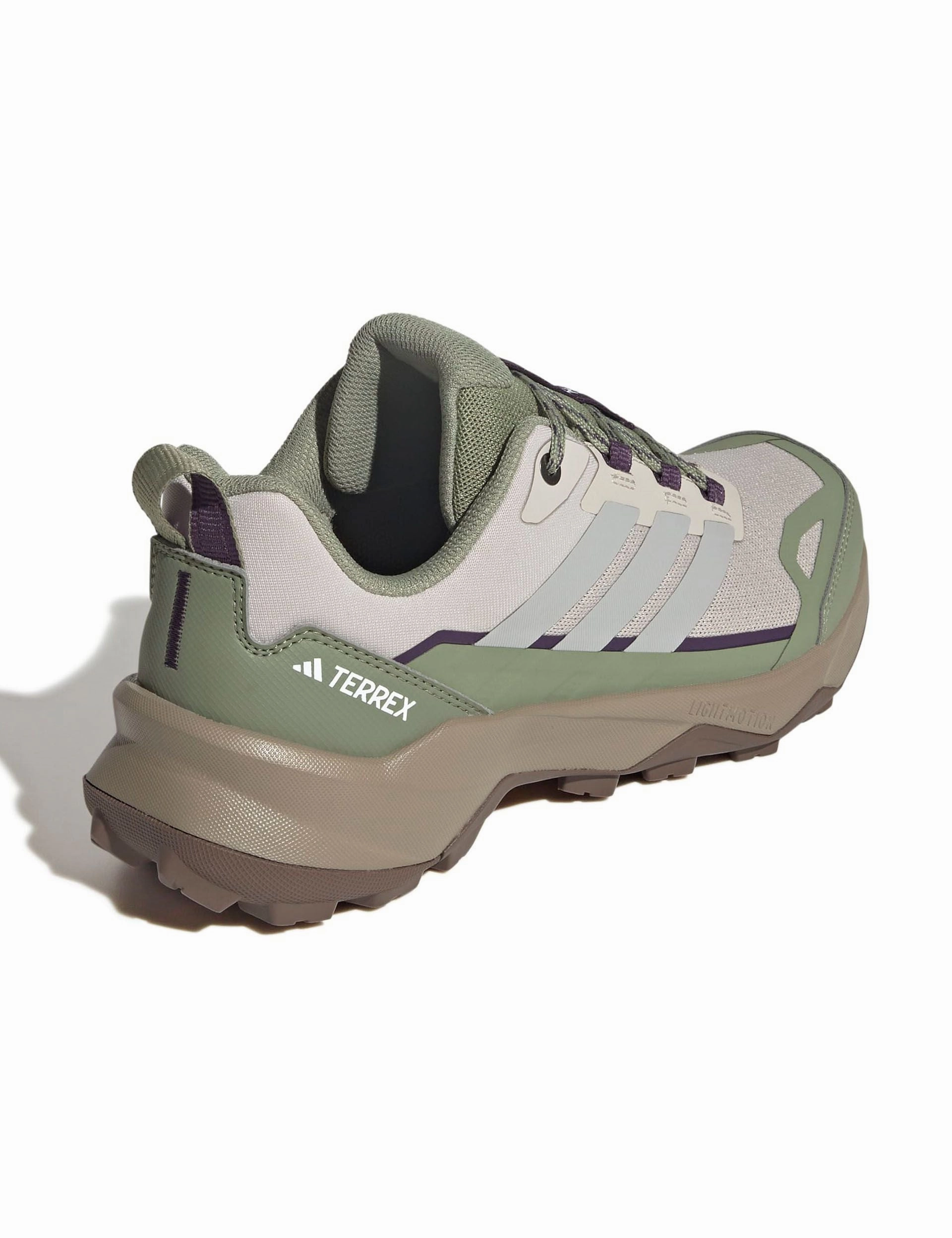 Terrex Skychaser AX5 Hiking Shoes - Beige/Grey Two/Tent Green Large Size Hiking Shoes