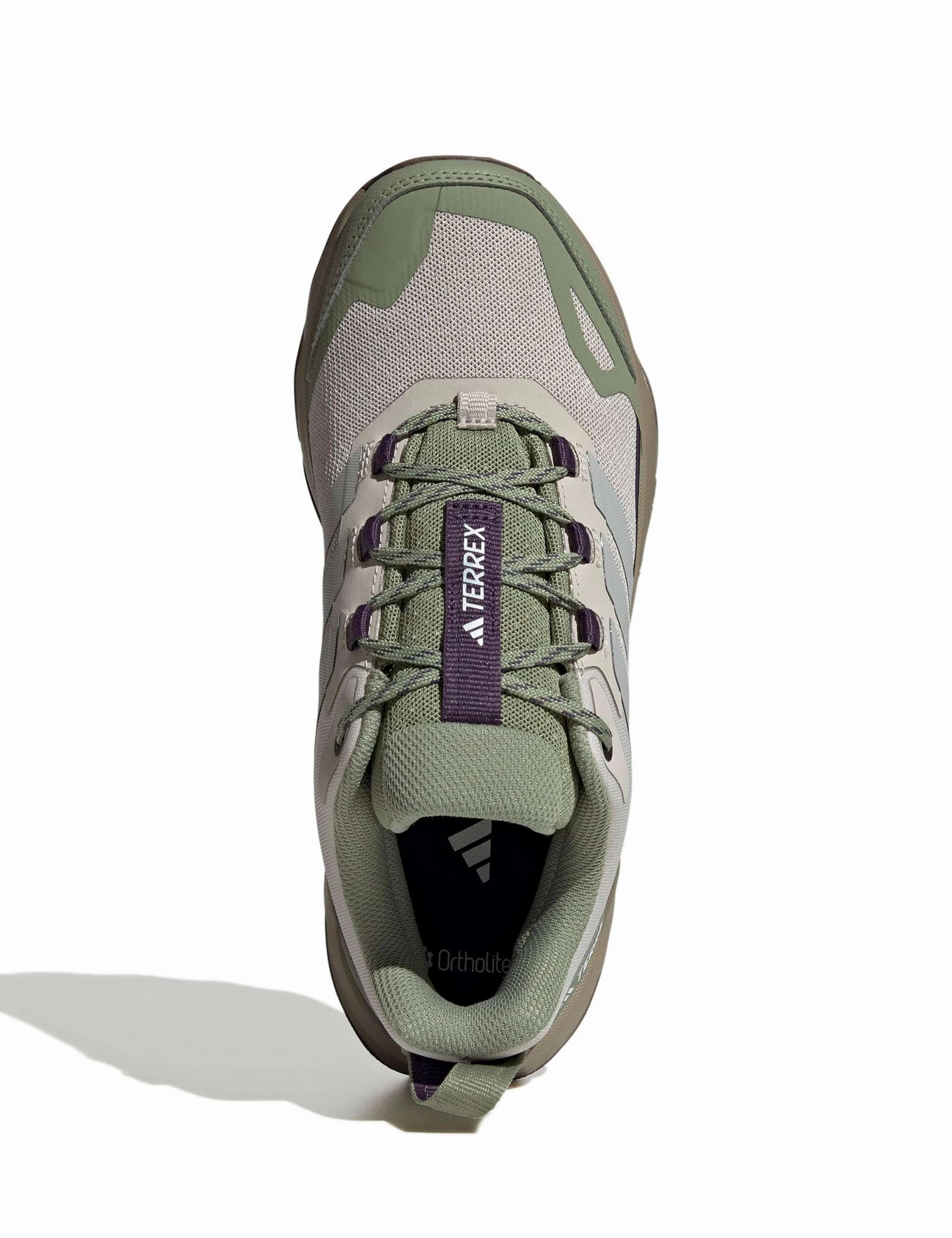 Terrex Skychaser AX5 Hiking Shoes - Beige/Grey Two/Tent Green Slippery Hiking Shoes