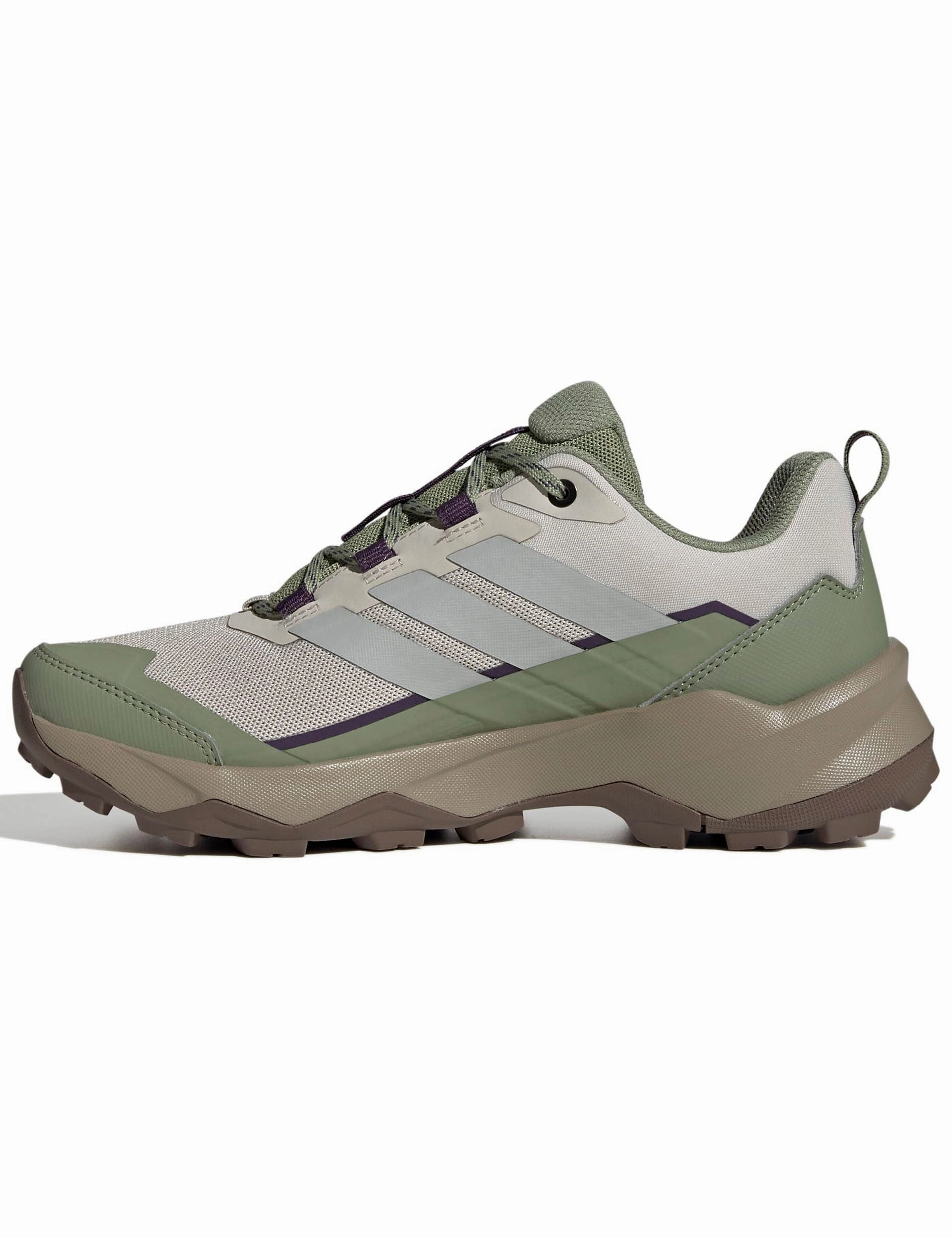 Terrex Skychaser AX5 Hiking Shoes - Beige/Grey Two/Tent Green Tenaya Oasi Climbing Review