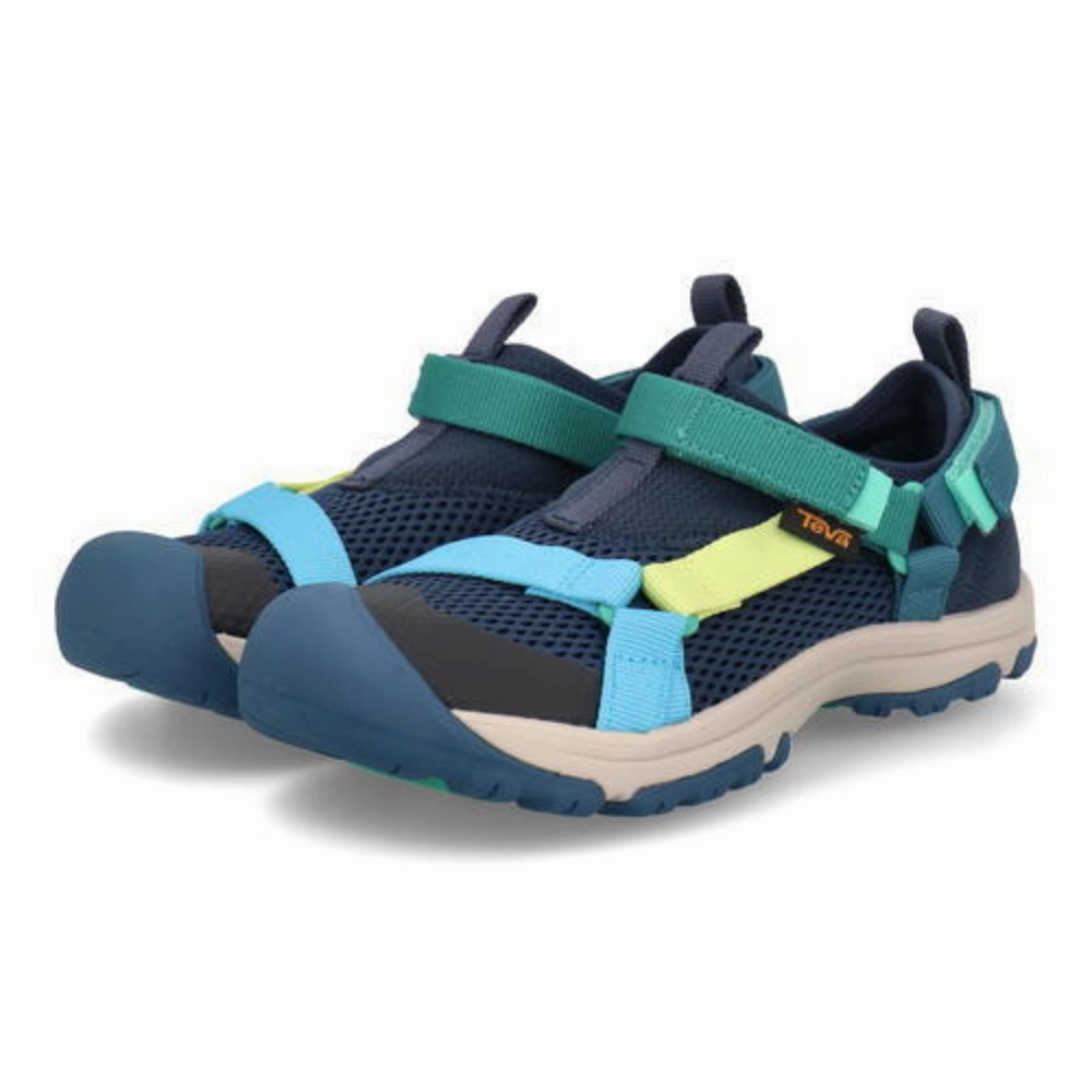 Teva Outflow Universal 1136599C-NML Kids Navy Multi Quick-Dry Shoes ZPO2812 Waterproof Hemp Shoes