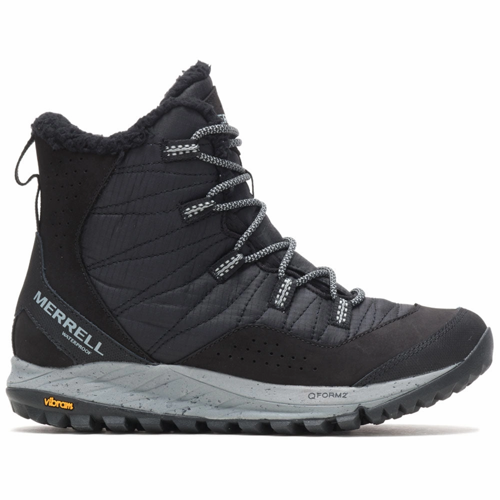 Snow Boot Shoes Merrell Antora Sneaker Boot Waterproof Black (Women's)