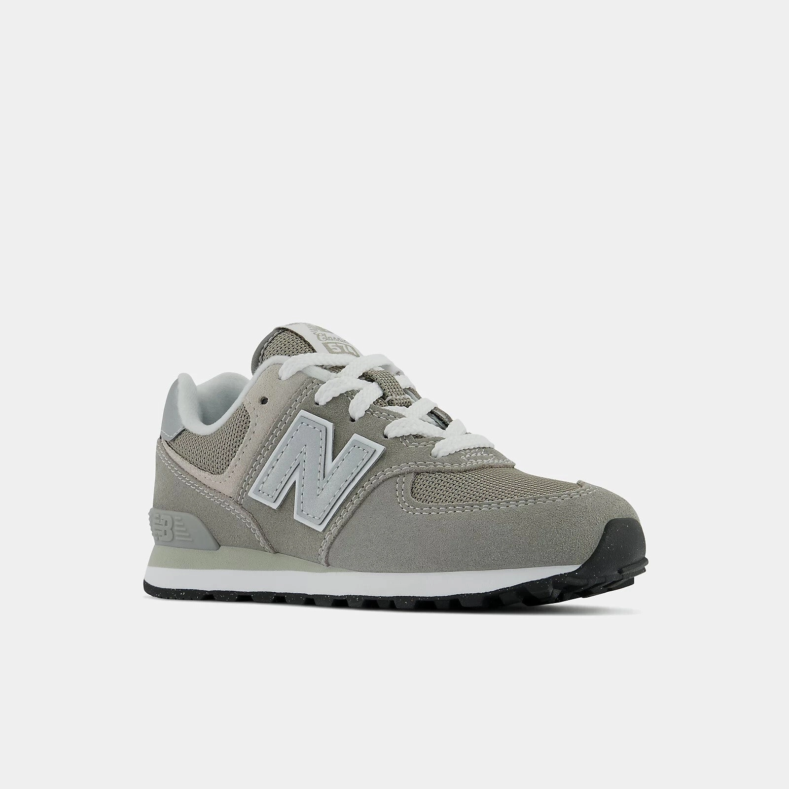 Dark Green New Balance New Balance 574 PC574EVG Sneaker Kids Core Gray White Leather Shoes FD985