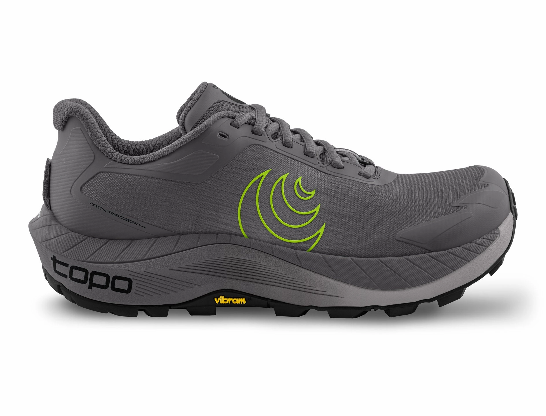 Topo Athletic | MTN Racer 4 | Men's | Grey/Lime Best Daily Running Shoes 2025
