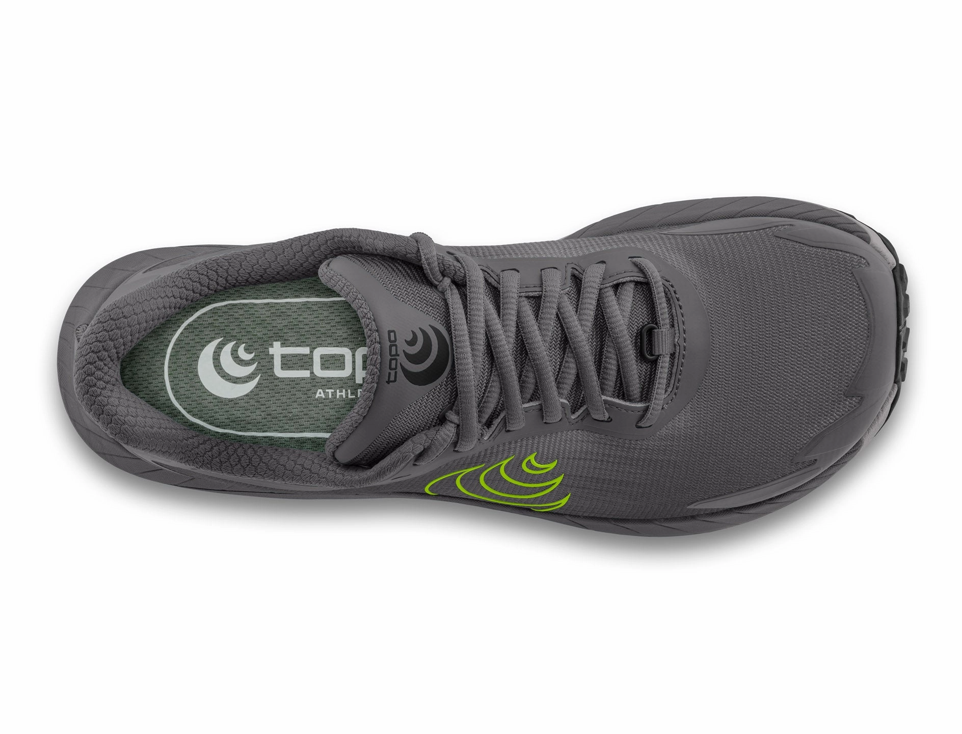 Lacing Your Running Shoes Topo Athletic | MTN Racer 4 | Men's | Grey/Lime