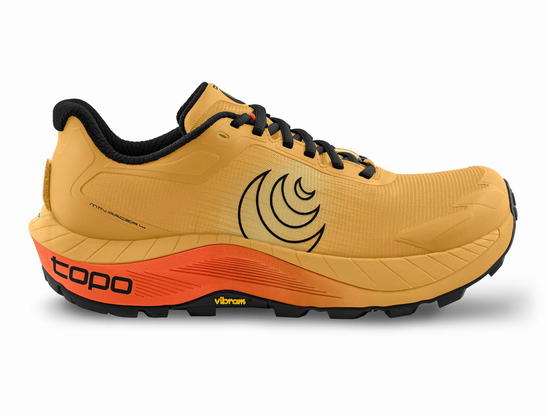 Running Shoes That Run Wide Topo Athletic | MTN Racer 4 | Men's | Mango/Black