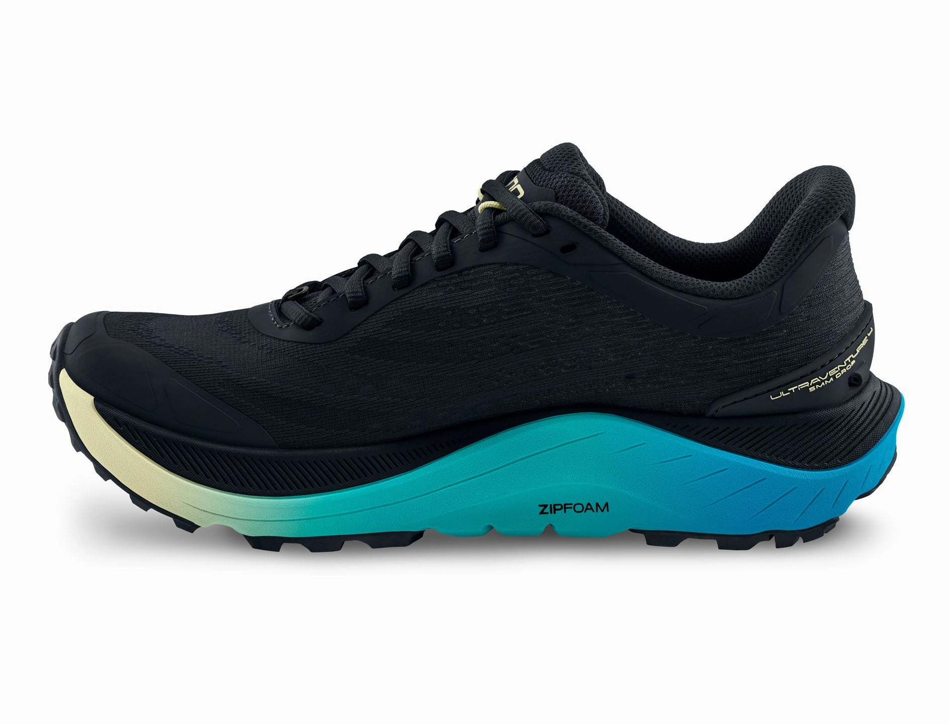 Topo Athletic | Ultraventure 4 | Women's | Black/Lime Cascadia Trail Running Shoes