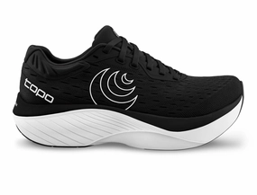 TOPO WOMENS ATMOS - BLACK / WHITE For Pronation Walking Best