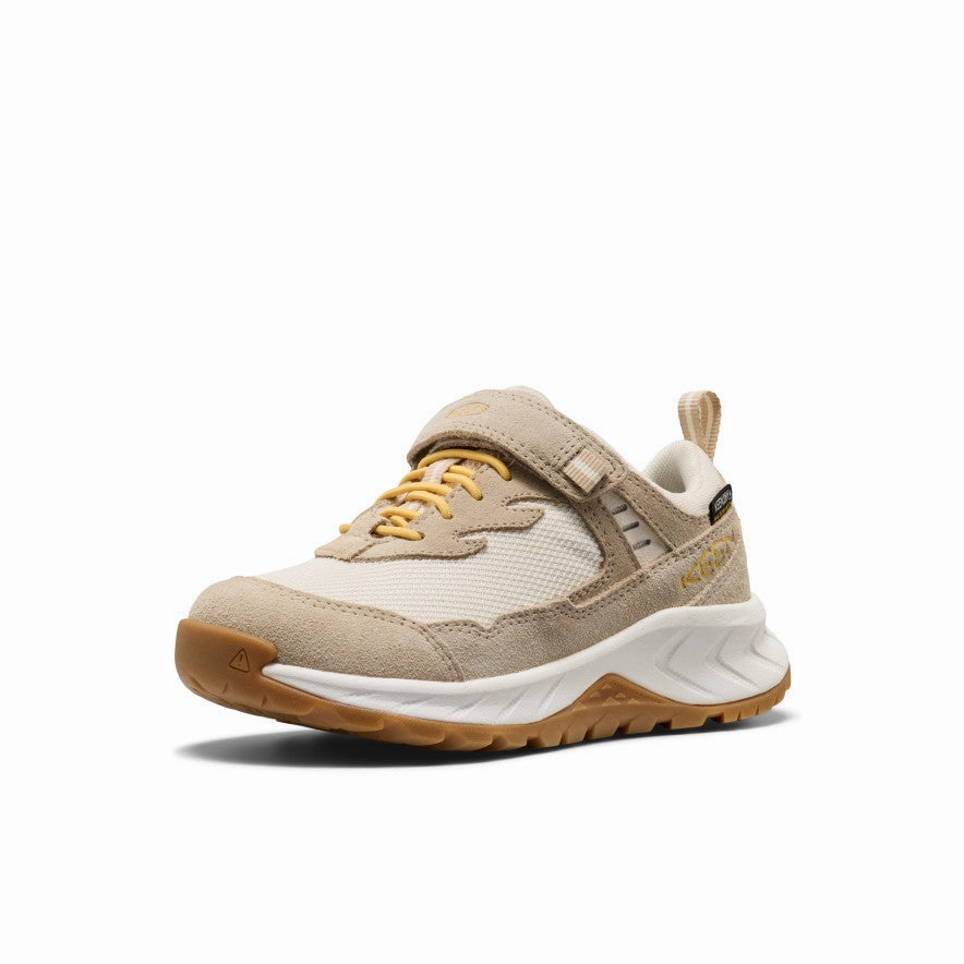 Decathlon Hiking Shoes Little Kids' Hightrail Waterproof Hiking Shoe  |  Birch/Daffodil