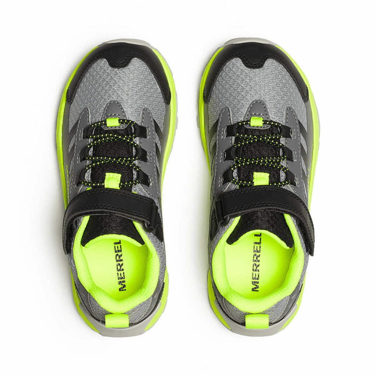 Rock Climbing Shoes Size Chart Merrell Kid's Moab Speed 2 Low A/C Grey/Black/Citron