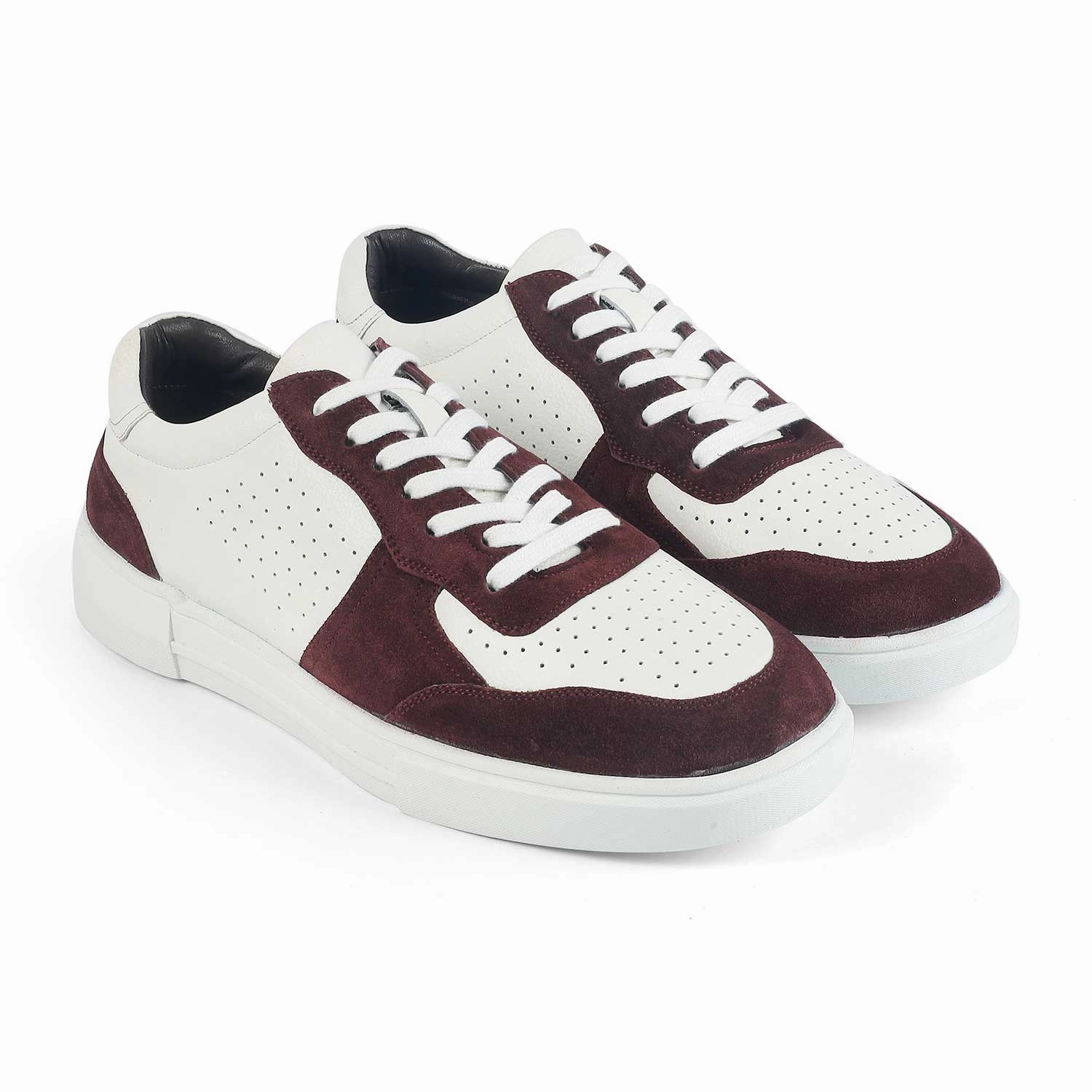 Sneakers In Wide Sizes Tresmode Poland Maroon Men's Sneakers